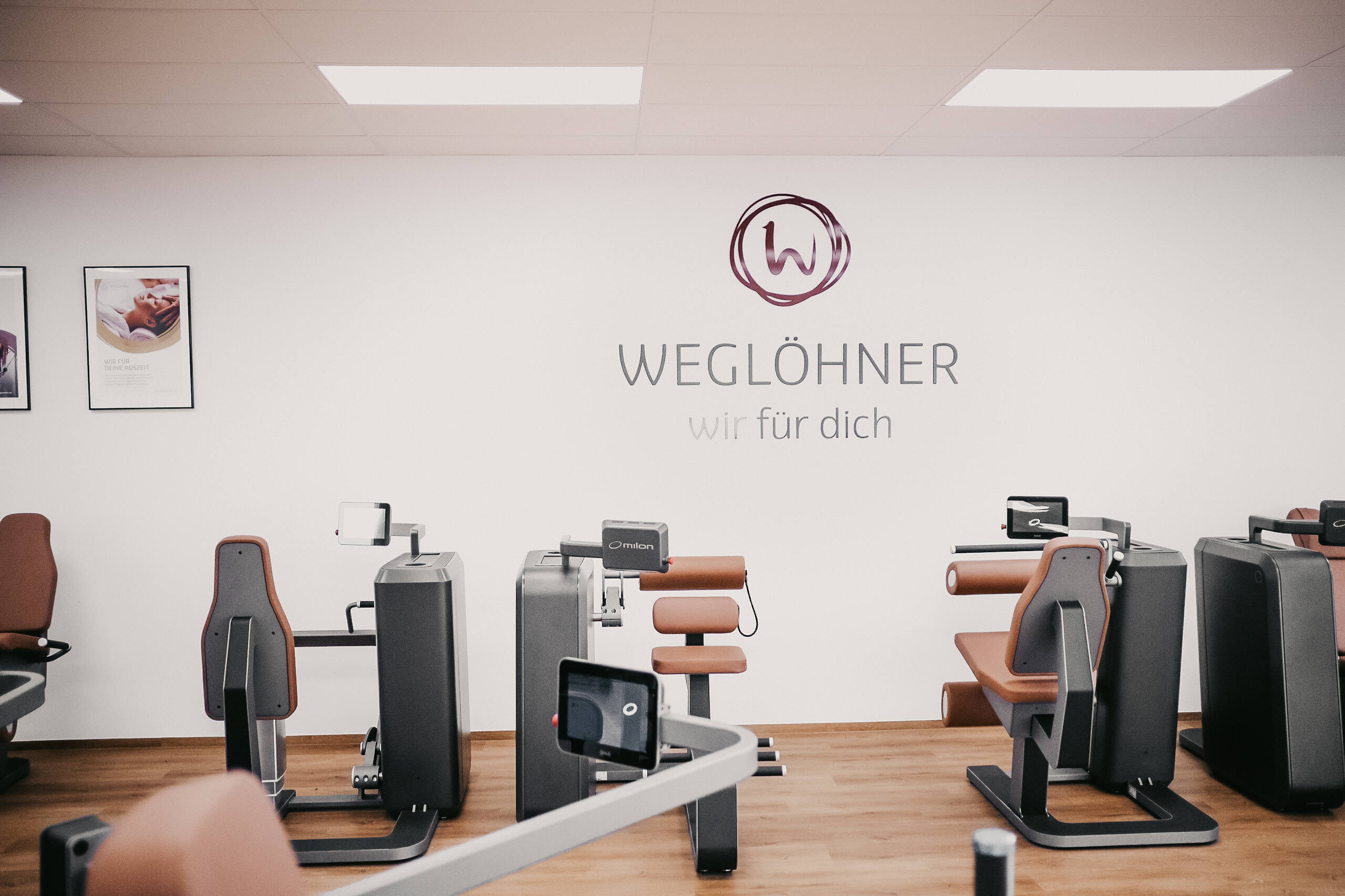 milon-Zirkel im Trainingsbereich